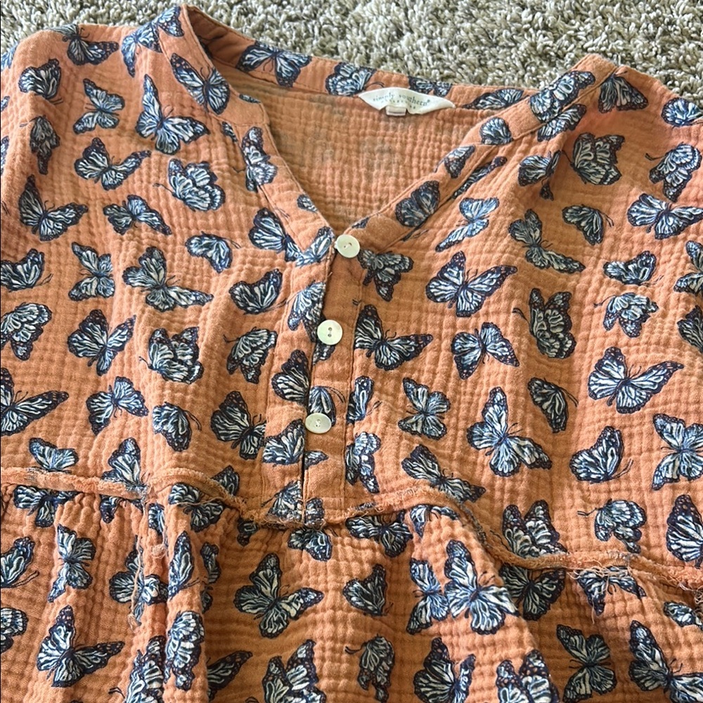 Simply Southern Button -Up Blouse